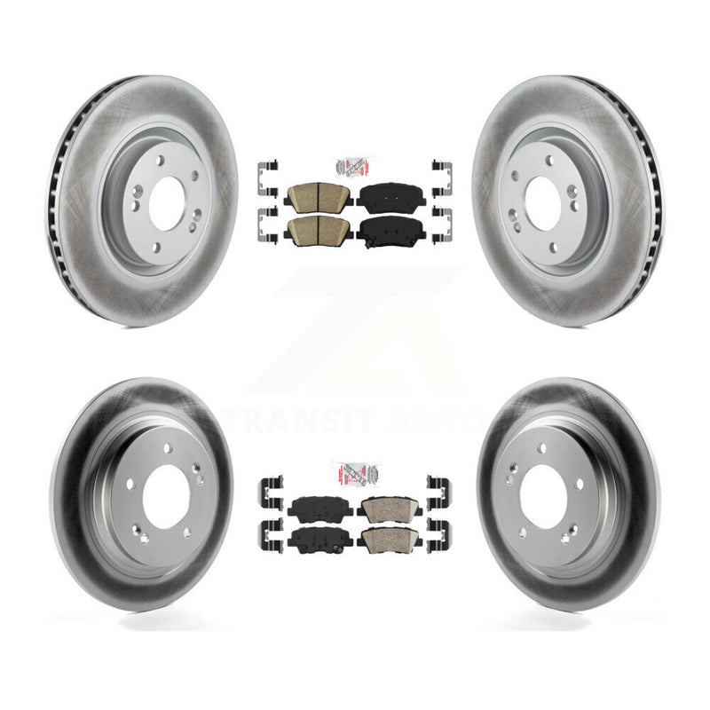 Transit Auto KGA-101422 Disc Brake Kit for 2016-2017 Hyundai Azera - Front and Rear
