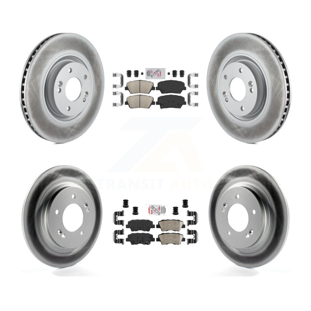 Transit Auto KGA-101423 Disc Brake Kit for 2016-2017 Hyundai Azera - Front and Rear
