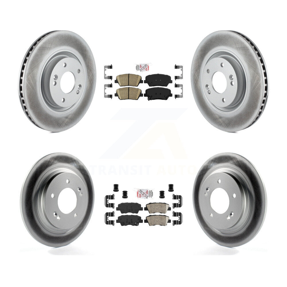 Transit Auto KGA-101424 Disc Brake Kit for 2016-2017 Hyundai Azera - Front and Rear