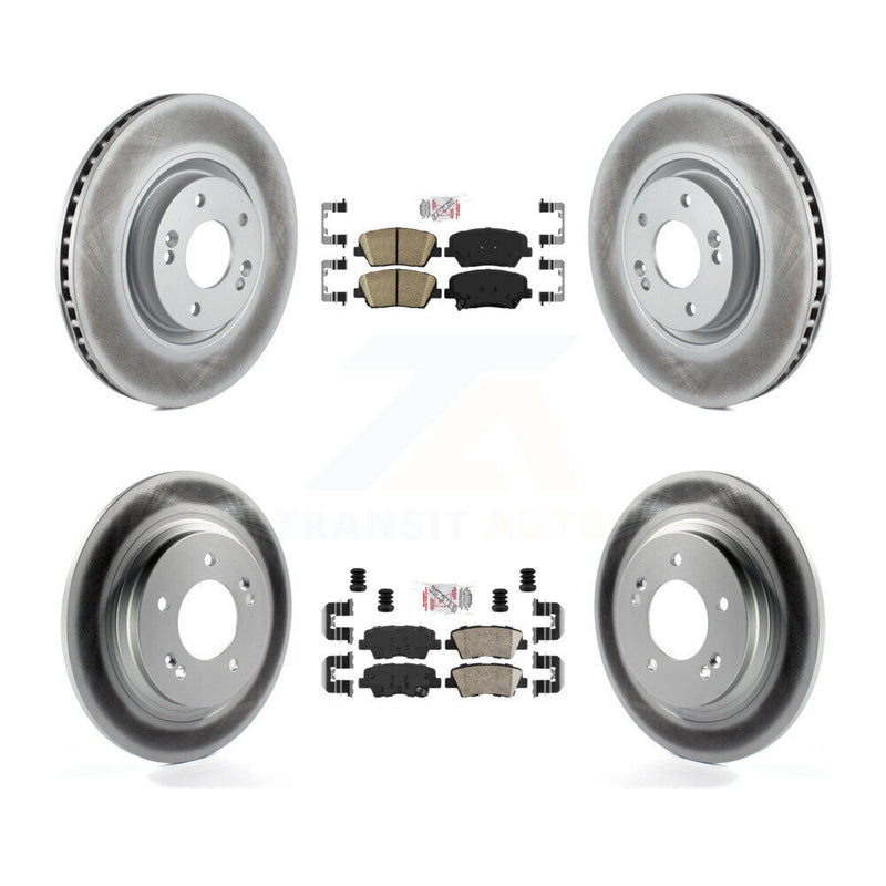 Transit Auto KGA-101424 Disc Brake Kit for 2016-2017 Hyundai Azera - Front and Rear