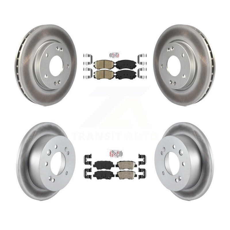 Transit Auto KGA-101426 Disc Brake Kit for 2010 Hyundai Elantra - Front and Rear