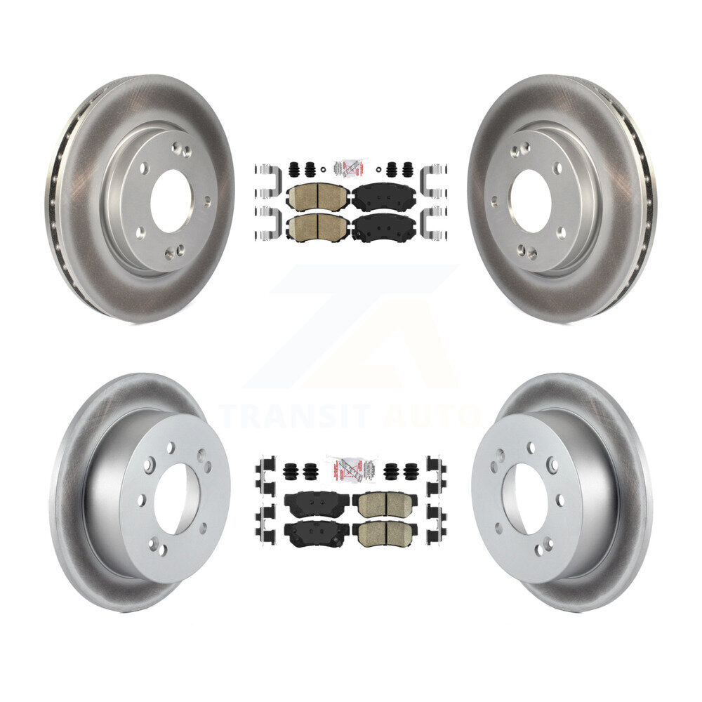 Transit Auto KGA-101429 Disc Brake Kit for 2007-2010 Hyundai Elantra - Front and Rear