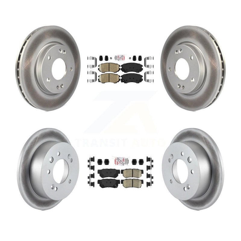 Transit Auto KGA-101429 Disc Brake Kit for 2007-2010 Hyundai Elantra - Front and Rear