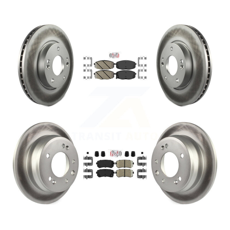 Transit Auto KGA-101432 Disc Brake Kit for 2009-2012 Hyundai Elantra - Front and Rear