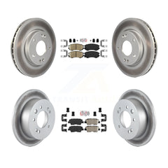 Transit Auto KGA-101433 Disc Brake Kit for 2010 Hyundai Elantra - Front and Rear