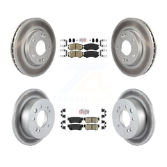 Transit Auto KGA-101435 Disc Brake Kit for 2007-2010 Hyundai Elantra - Front and Rear