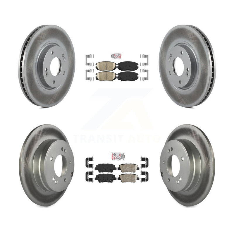 Transit Auto KGA-101437 Disc Brake Kit for 2010-2011 Hyundai Azera - Front and Rear