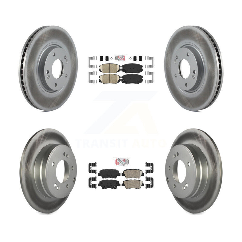 Transit Auto KGA-101438 Disc Brake Kit for 2010-2011 Hyundai Azera - Front and Rear