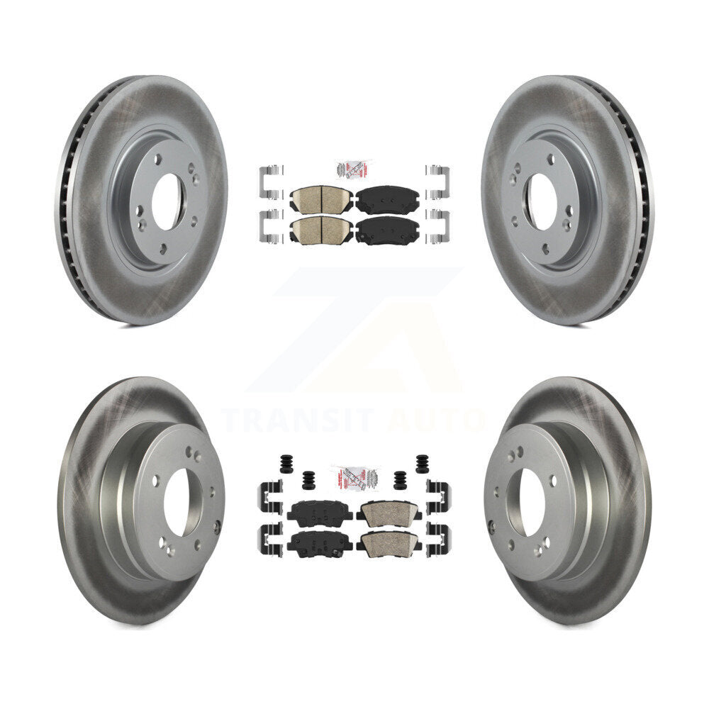 Transit Auto KGA-101439 Disc Brake Kit for 2010-2011 Hyundai Azera - Front and Rear