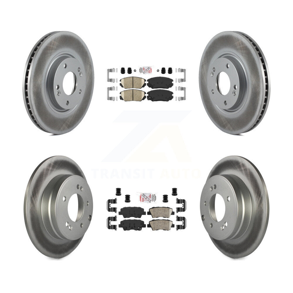 Transit Auto KGA-101440 Disc Brake Kit for 2010-2011 Hyundai Azera - Front and Rear