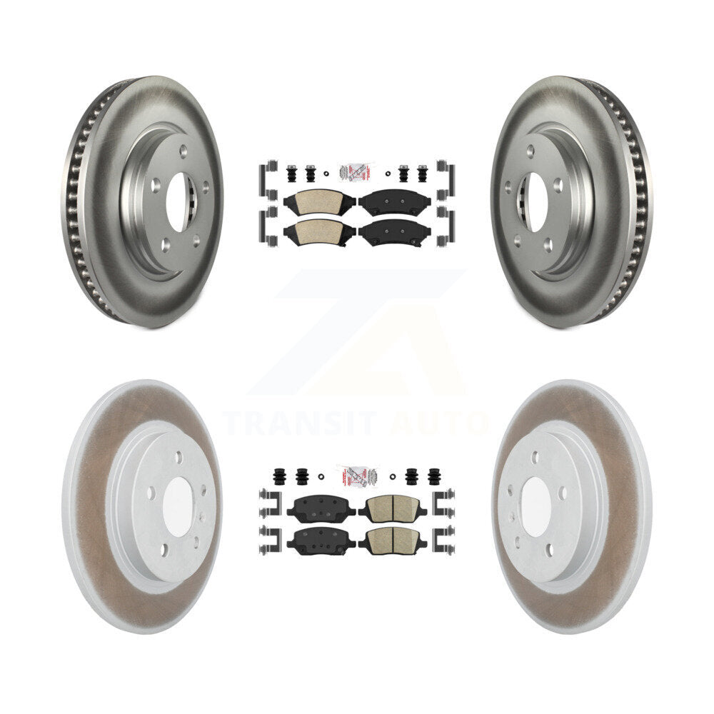 Transit Auto KGA-101443 Disc Brake Kit for 2005 Buick Terraza, Chevrolet Uplander, Saturn Relay - Front and Rear