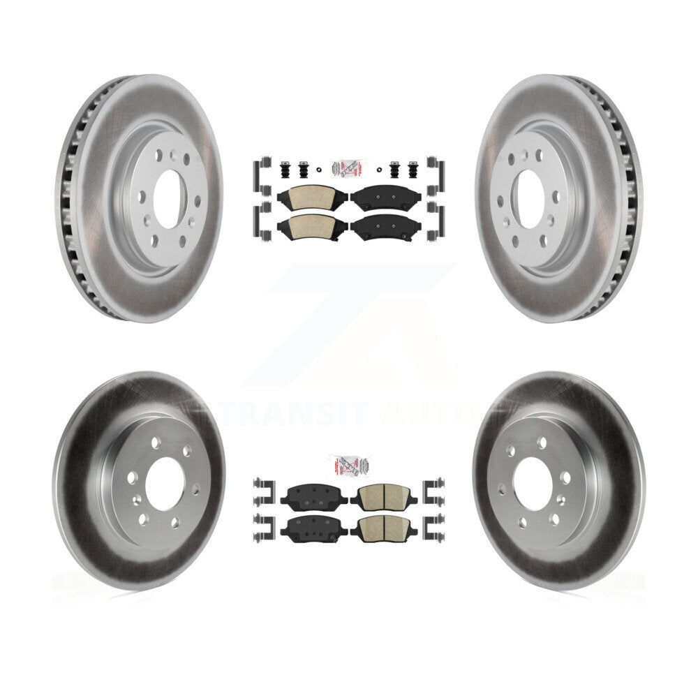 Transit Auto KGA-101445 Disc Brake Kit for 2006-2009 Buick Terraza, Chevrolet Uplander and More - Front and Rear