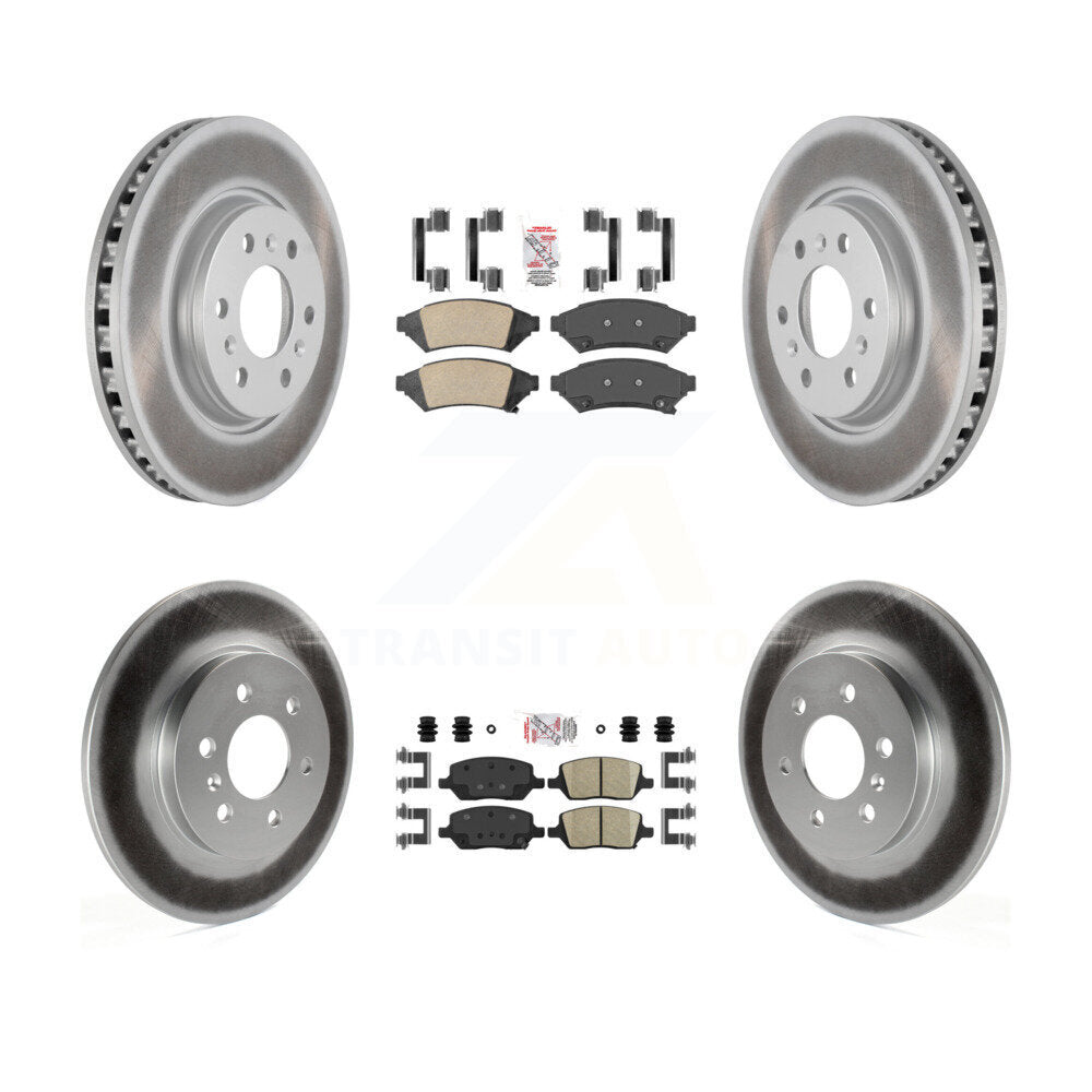 Transit Auto KGA-101448 Disc Brake Kit for 2006-2009 Buick Terraza, Chevrolet Uplander and More - Front and Rear