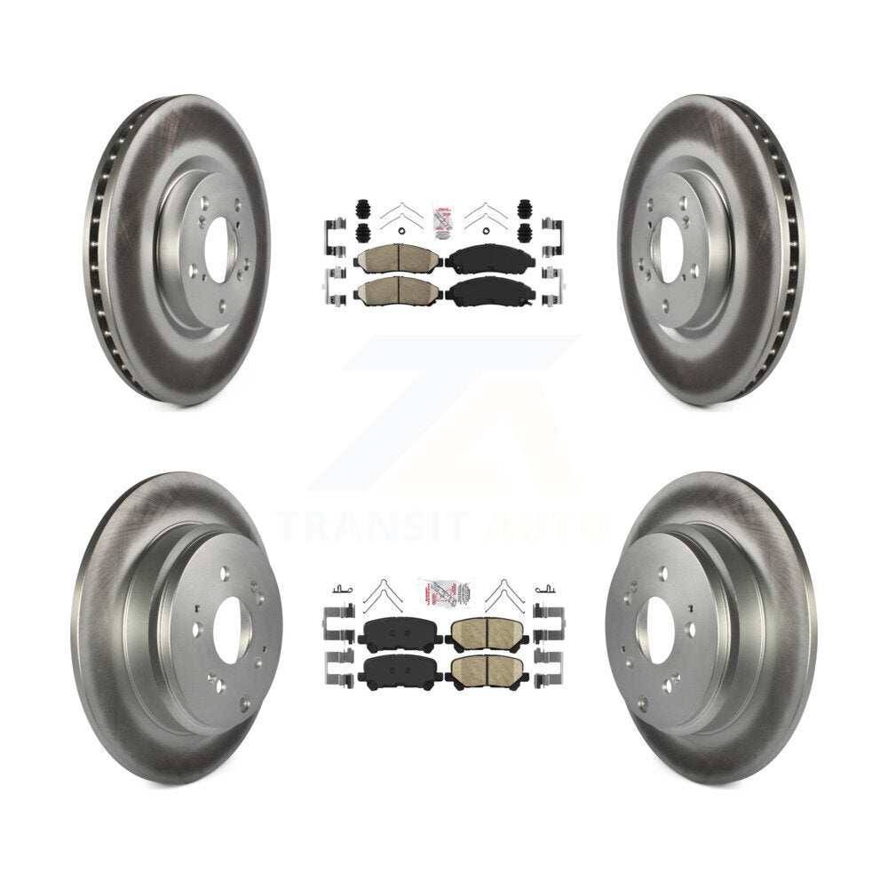 Transit Auto KGA-101449 Disc Brake Kit for 2007-2015 Acura ZDX, Honda Pilot, Acura MDX - Front and Rear