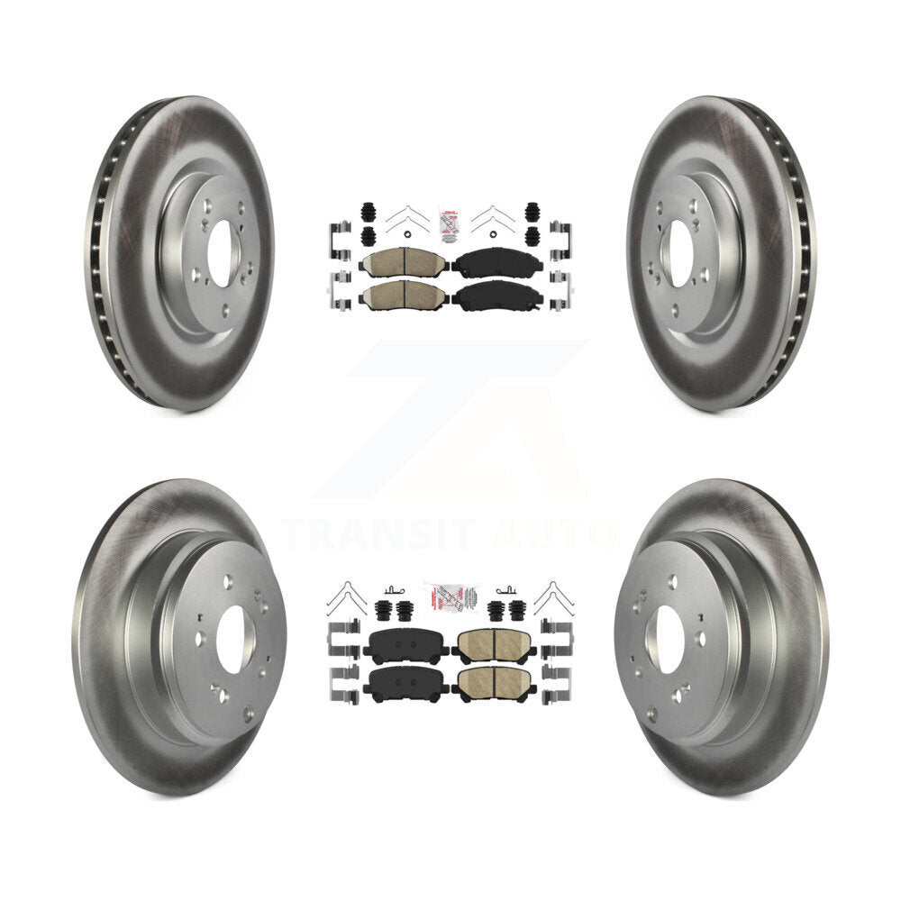 Transit Auto KGA-101451 Disc Brake Kit for 2007-2015 Acura ZDX, Honda Pilot, Acura MDX - Front and Rear