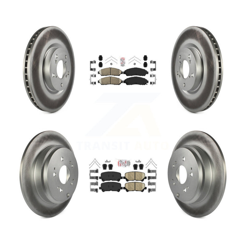 Transit Auto KGA-101451 Disc Brake Kit for 2007-2015 Acura ZDX, Honda Pilot, Acura MDX - Front and Rear