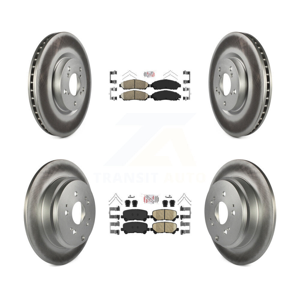 Transit Auto KGA-101452 Disc Brake Kit for 2007-2015 Acura ZDX, Honda Pilot, Acura MDX - Front and Rear