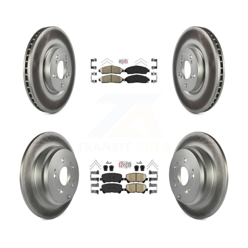 Transit Auto KGA-101452 Disc Brake Kit for 2007-2015 Acura ZDX, Honda Pilot, Acura MDX - Front and Rear