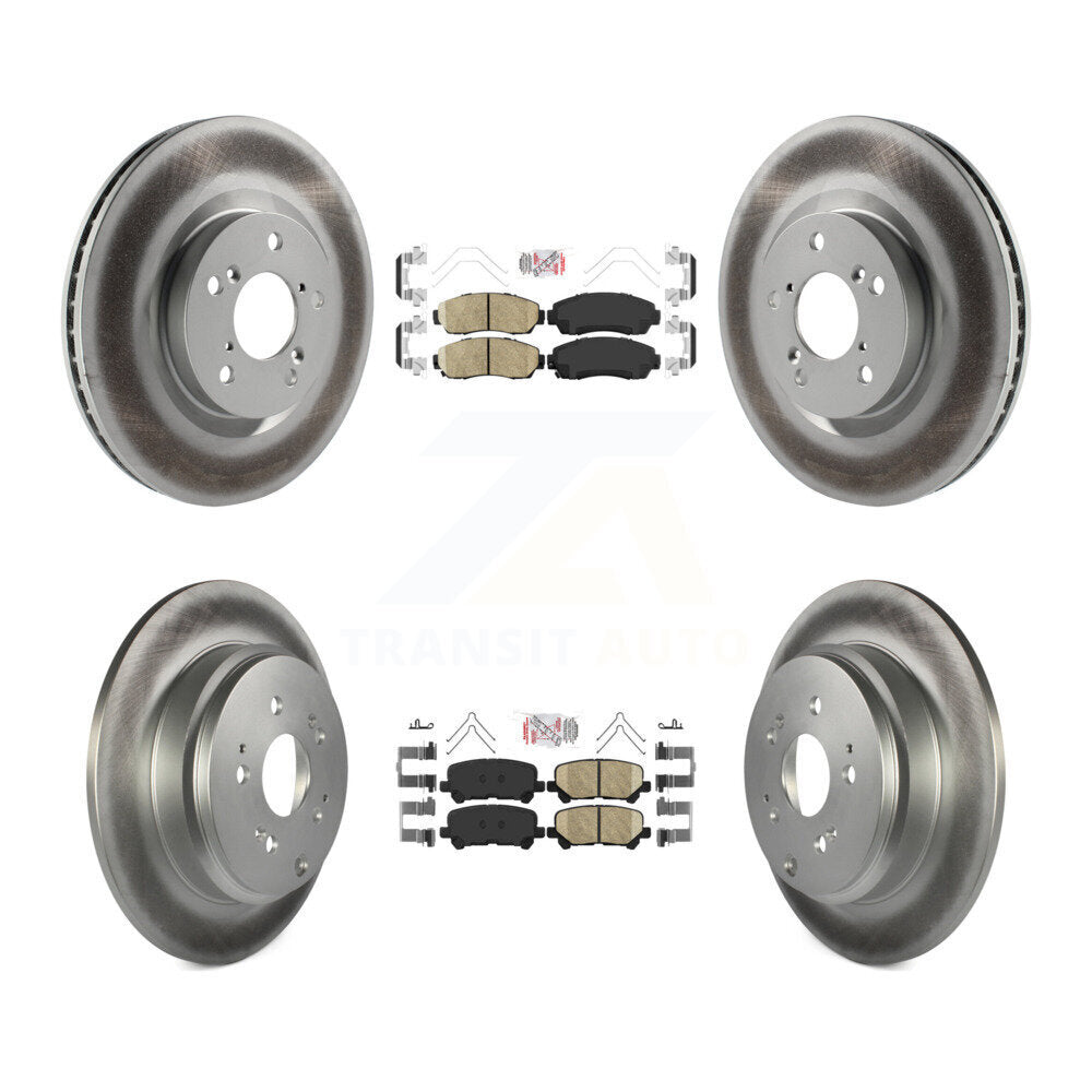 Transit Auto KGA-101453 Disc Brake Kit for 2011-2014 Honda Odyssey - Front and Rear