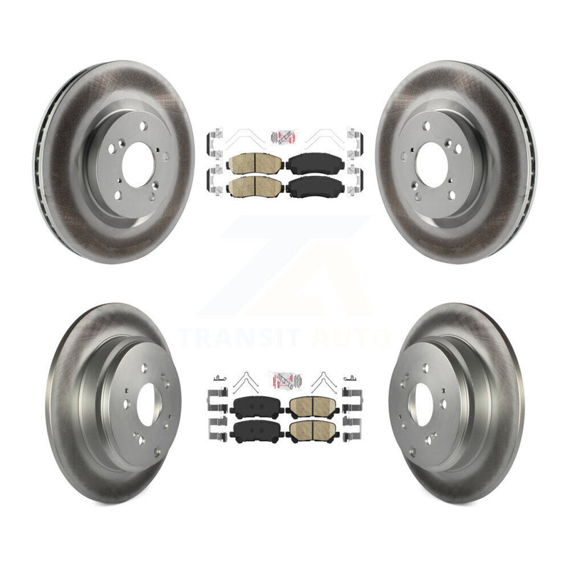 Transit Auto KGA-101453 Disc Brake Kit for 2011-2014 Honda Odyssey - Front and Rear