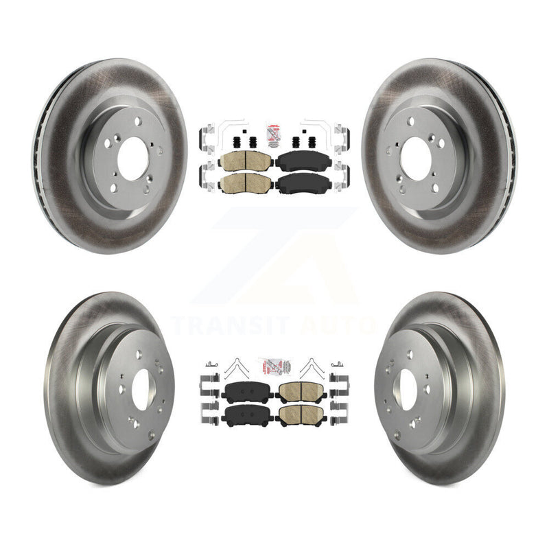 Transit Auto KGA-101454 Disc Brake Kit for 2011-2014 Honda Odyssey - Front and Rear