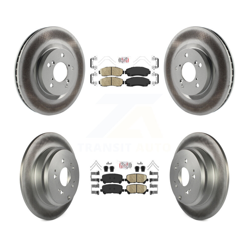 Transit Auto KGA-101455 Disc Brake Kit for 2011-2014 Honda Odyssey - Front and Rear