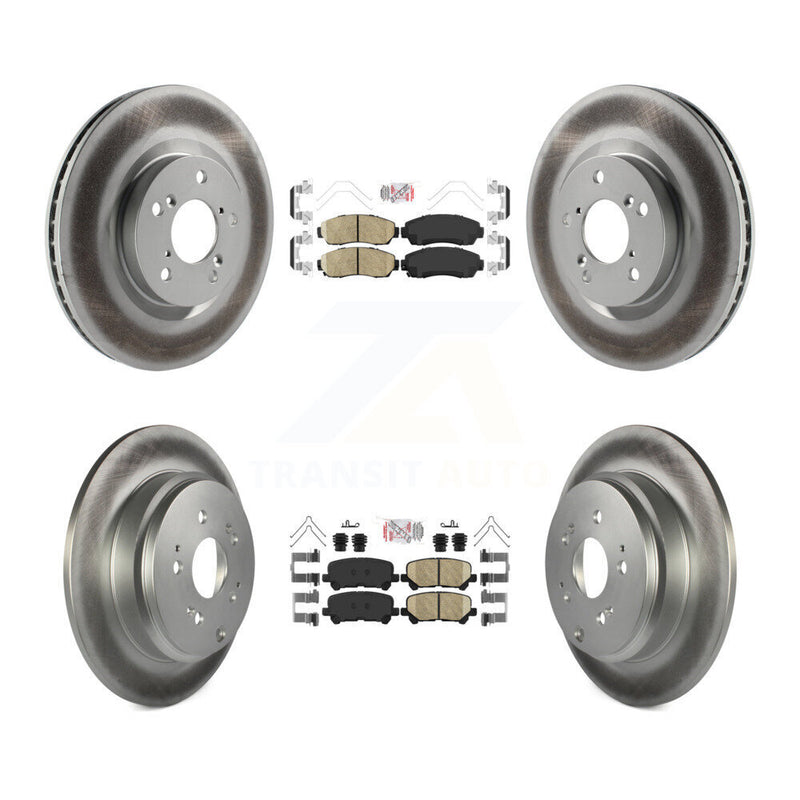 Transit Auto KGA-101455 Disc Brake Kit for 2011-2014 Honda Odyssey - Front and Rear