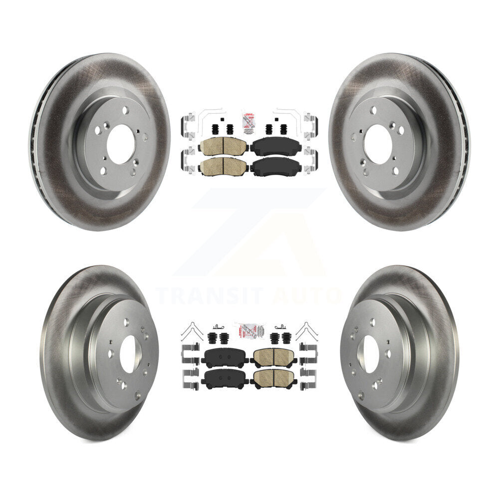 Transit Auto KGA-101456 Disc Brake Kit for 2011-2014 Honda Odyssey - Front and Rear