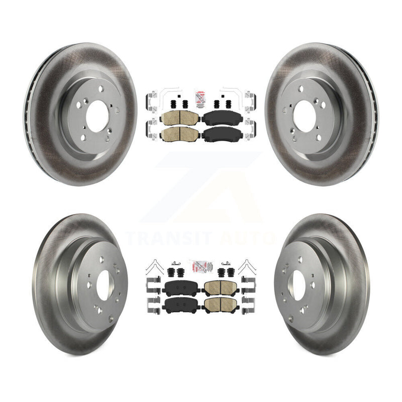 Transit Auto KGA-101456 Disc Brake Kit for 2011-2014 Honda Odyssey - Front and Rear