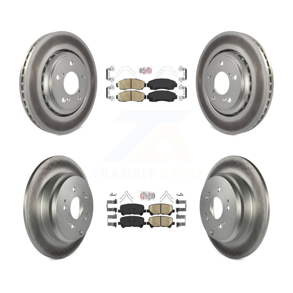 Transit Auto KGA-101457 Disc Brake Kit for 2015-2017 Honda Odyssey - Front and Rear