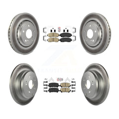Transit Auto KGA-101458 Disc Brake Kit for 2015-2017 Honda Odyssey - Front and Rear