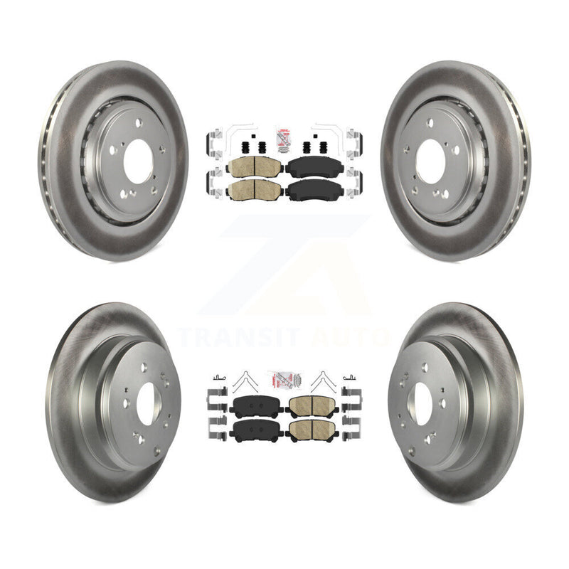 Transit Auto KGA-101458 Disc Brake Kit for 2015-2017 Honda Odyssey - Front and Rear