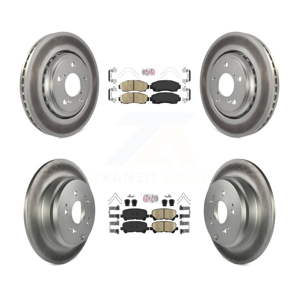 Transit Auto KGA-101459 Disc Brake Kit for 2015-2017 Honda Odyssey - Front and Rear