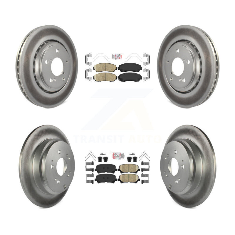 Transit Auto KGA-101459 Disc Brake Kit for 2015-2017 Honda Odyssey - Front and Rear