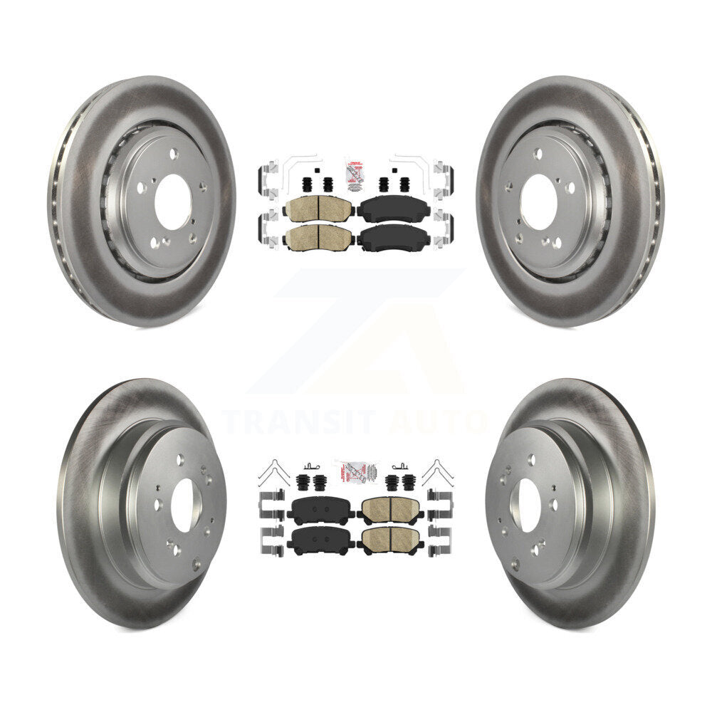 Transit Auto KGA-101460 Disc Brake Kit for 2015-2017 Honda Odyssey - Front and Rear