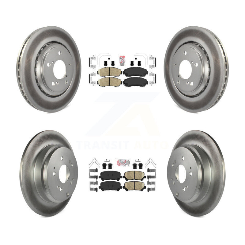 Transit Auto KGA-101460 Disc Brake Kit for 2015-2017 Honda Odyssey - Front and Rear