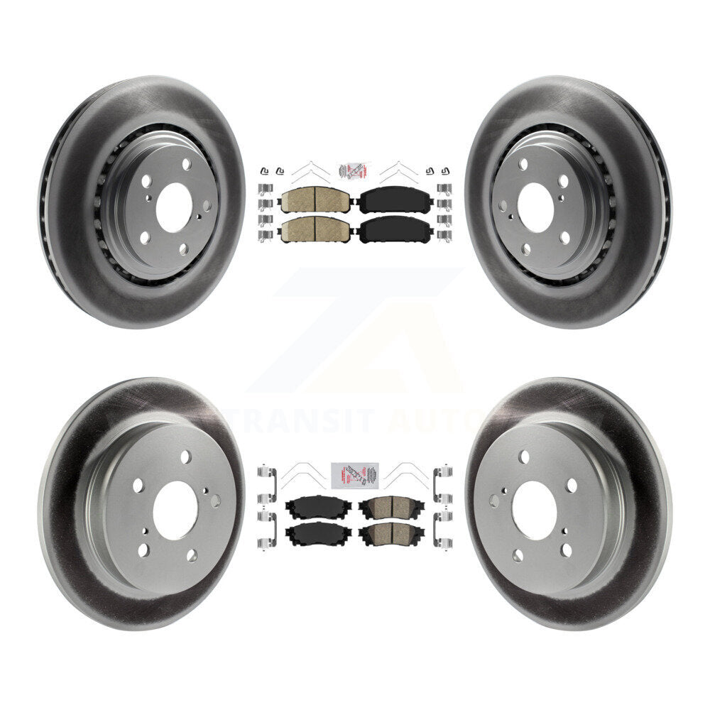 Transit Auto KGA-101461 Disc Brake Kit for 2015-2021 Lexus NX300, Lexus NX200t, Lexus NX300h - Front and Rear