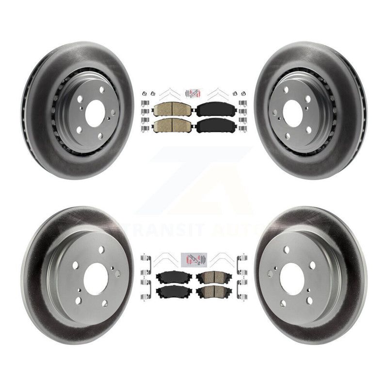 Transit Auto KGA-101461 Disc Brake Kit for 2015-2021 Lexus NX300, Lexus NX200t, Lexus NX300h - Front and Rear