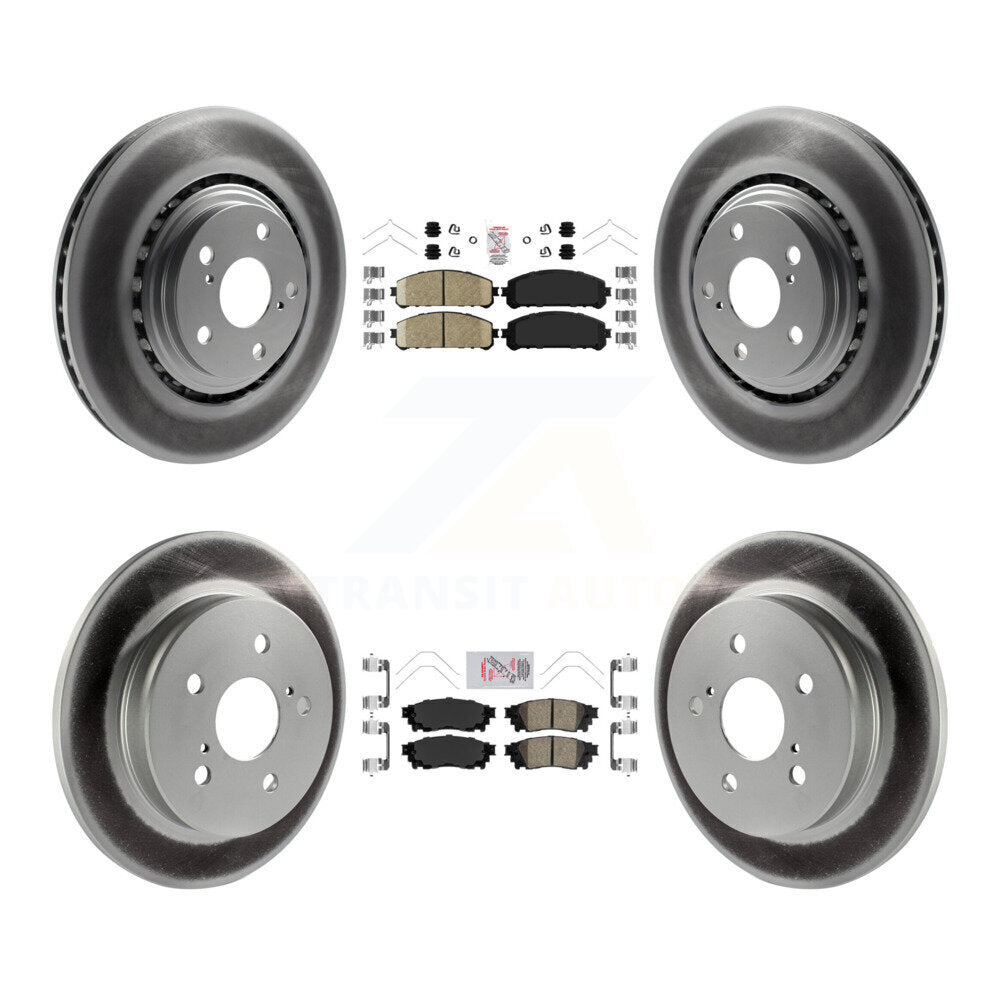 Transit Auto KGA-101462 Disc Brake Kit for 2015-2021 Lexus NX300, Lexus NX200t, Lexus NX300h - Front and Rear
