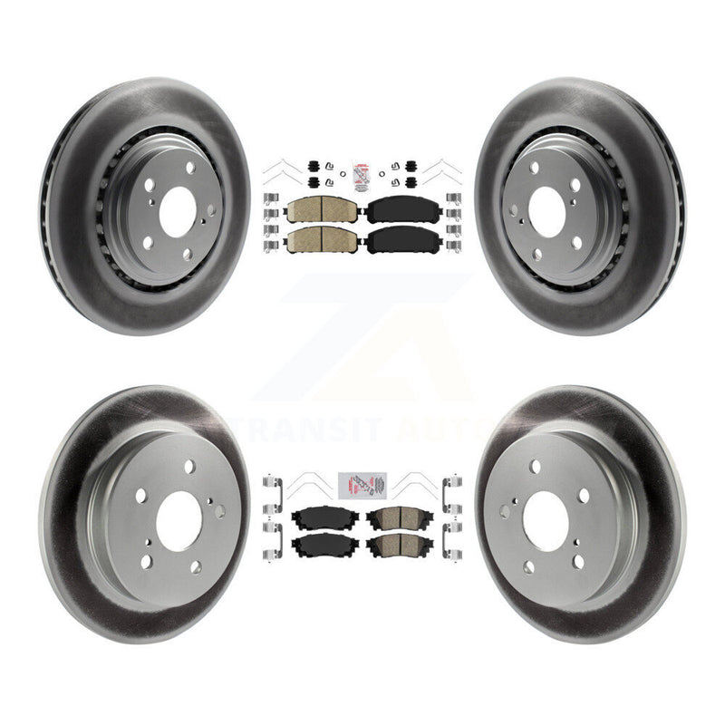 Transit Auto KGA-101462 Disc Brake Kit for 2015-2021 Lexus NX300, Lexus NX200t, Lexus NX300h - Front and Rear