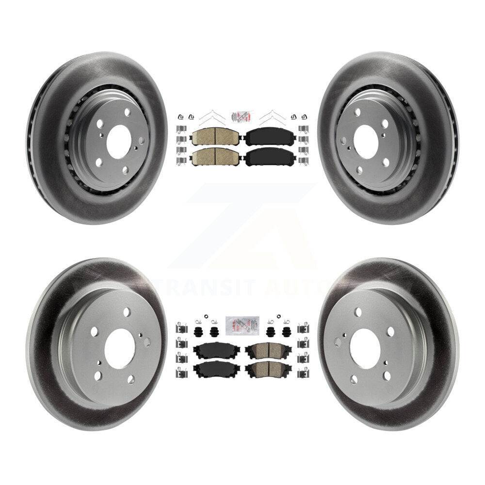 Transit Auto KGA-101463 Disc Brake Kit for 2015-2021 Lexus NX300, Lexus NX200t, Lexus NX300h - Front and Rear