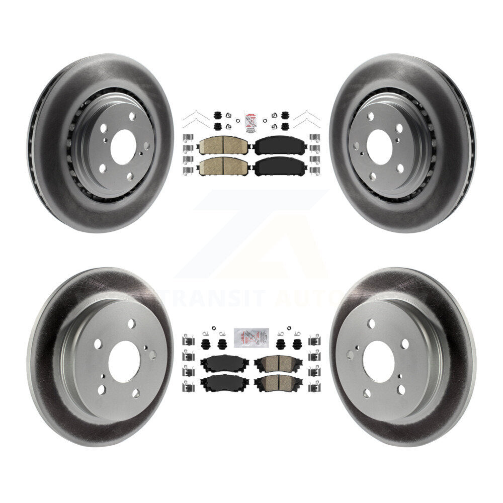 Transit Auto KGA-101464 Disc Brake Kit for 2015-2021 Lexus NX300, Lexus NX200t, Lexus NX300h - Front and Rear