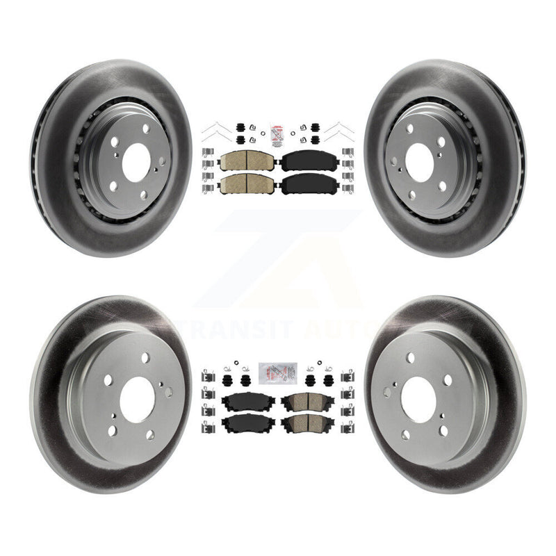 Transit Auto KGA-101464 Disc Brake Kit for 2015-2021 Lexus NX300, Lexus NX200t, Lexus NX300h - Front and Rear