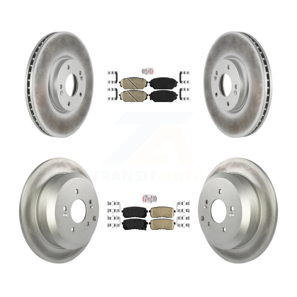 Transit Auto KGA-101469 Disc Brake Kit for 2007-2012 Hyundai Veracruz - Front and Rear