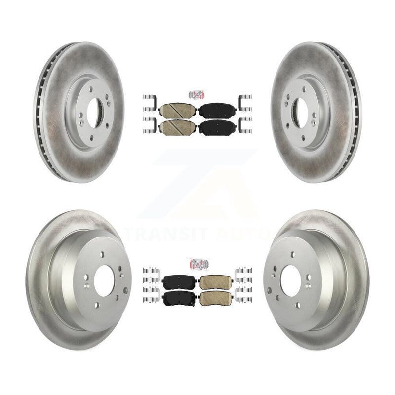 Transit Auto KGA-101469 Disc Brake Kit for 2007-2012 Hyundai Veracruz - Front and Rear