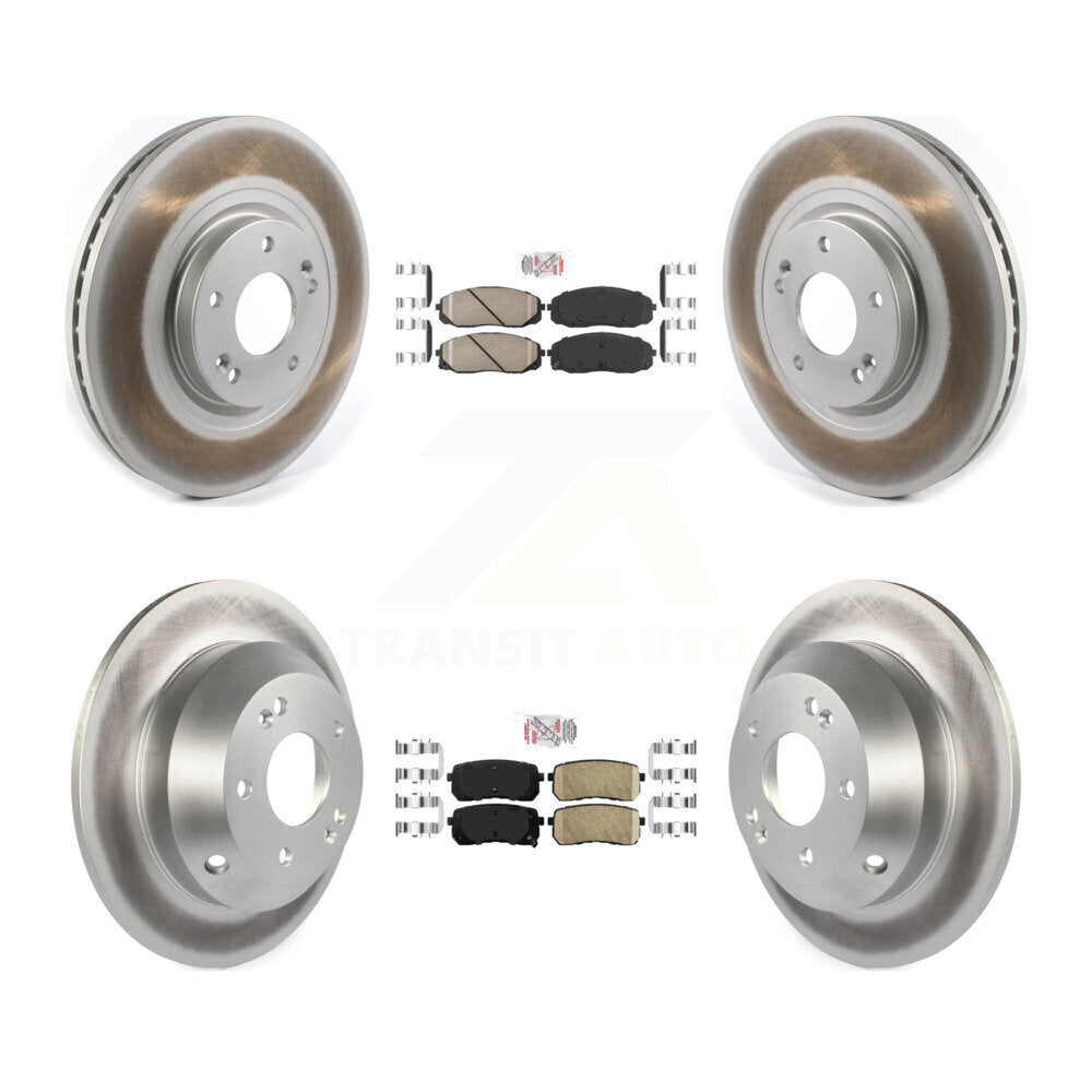 Transit Auto KGA-101470 Disc Brake Kit for 2015-2021 Kia Sedona - Front and Rear