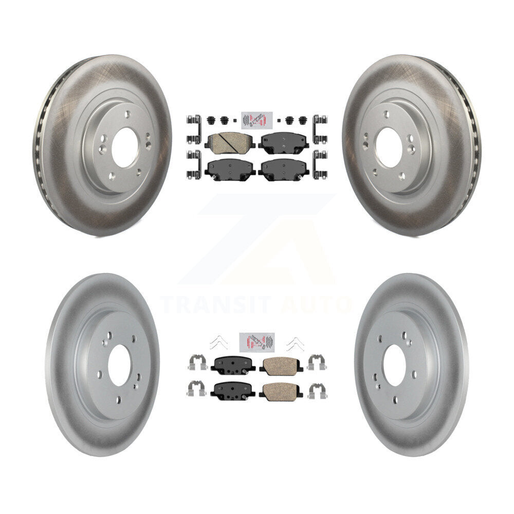 Transit Auto KGA-101471 Disc Brake Kit for 2019-2020 Hyundai Santa Fe - Front and Rear