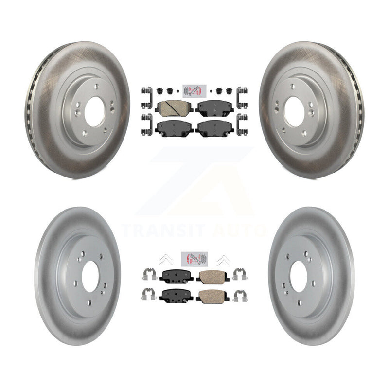 Transit Auto KGA-101471 Disc Brake Kit for 2019-2020 Hyundai Santa Fe - Front and Rear