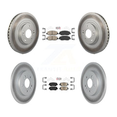 Transit Auto KGA-101474 Disc Brake Kit for 2019 Hyundai Santa Fe - Front and Rear
