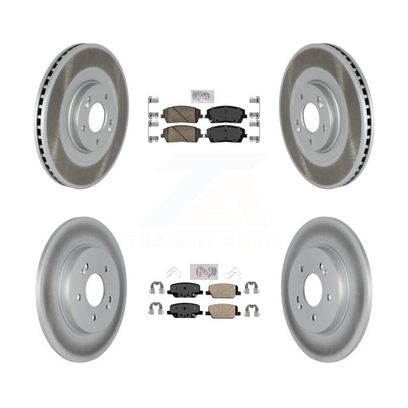 Transit Auto KGA-101475 Disc Brake Kit for 2020-2024 Hyundai Palisade, Kia Telluride - Front and Rear